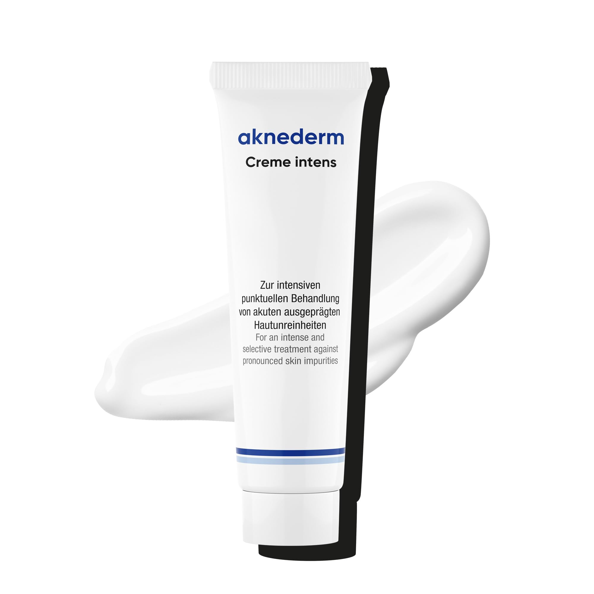 aknederm Creme Intens - Anti-Pickel-Creme mit Zink für akute Punktepflege - mattierende Nachtintensivpflege - vegan ohne