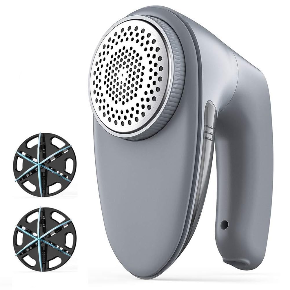 HWIREUIGT Sweater Shaver Lint Remover for Clothes Fabric Shaver Fuzz Remover Hair Ball Trimming Grey