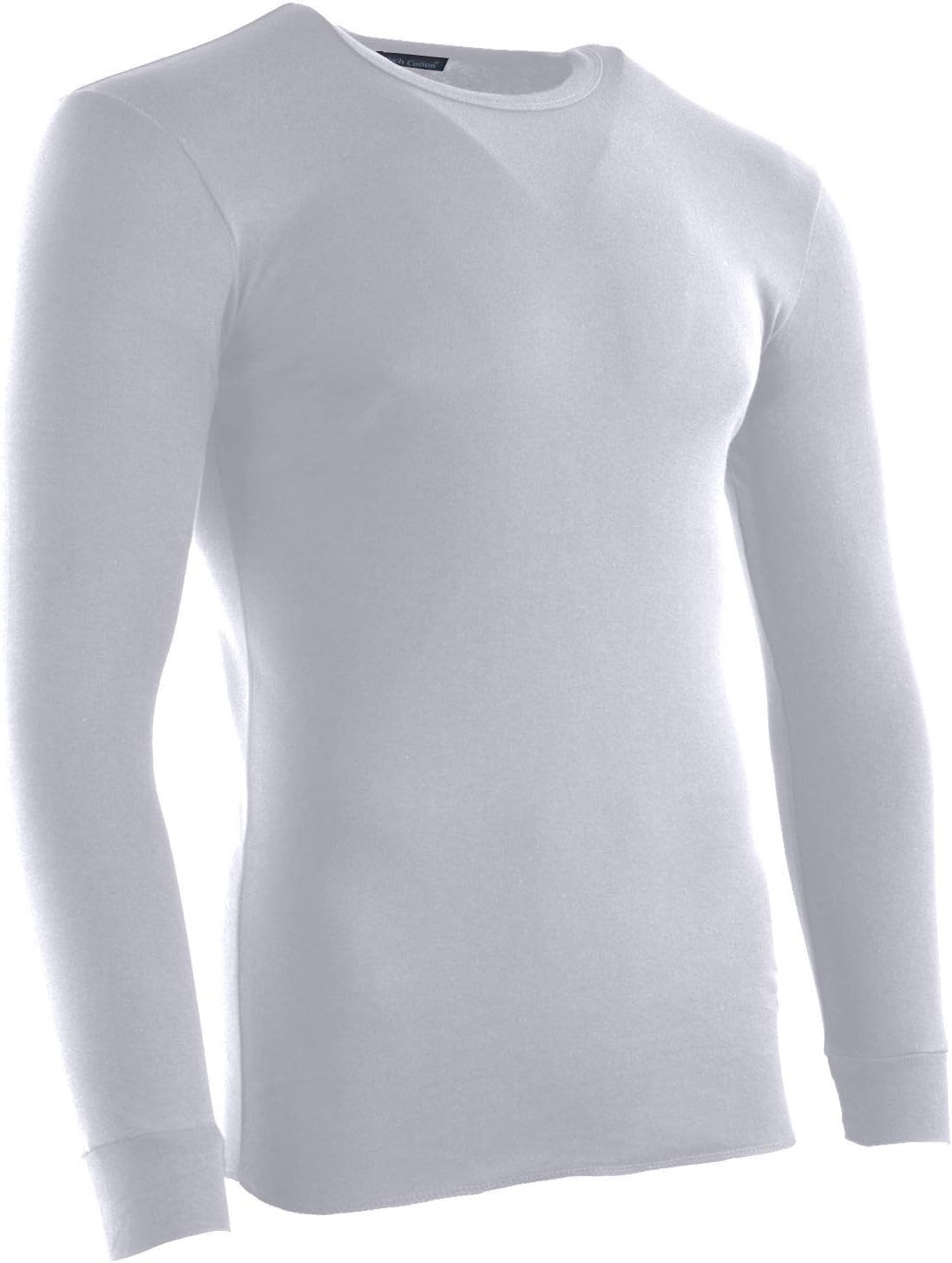 Mens Thermal Long Johns Lightweight Base Layer Shirts Soft Cotton Blend Warm Underwear for Winter