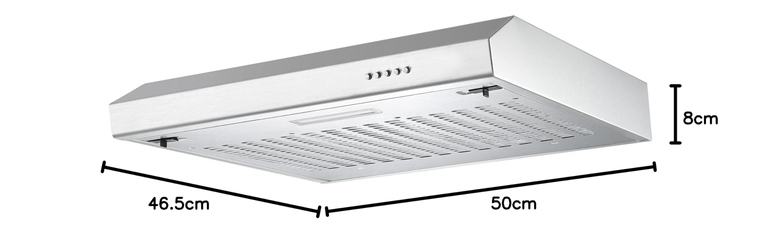 Respekta Sina Unterbauhaube Dunstabzugshaube 50 cm Edelstahl CH500IX-19 Energieeffizienzklasse A+