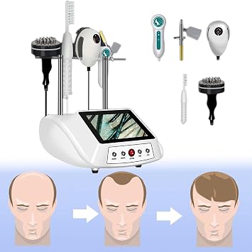 Skin Hair Analyzer,8 Inch LCD Screen Digital Skin Diagnosis Scanner Systems Hair Analyzer Analysis Scanner Hair Analyser Machine