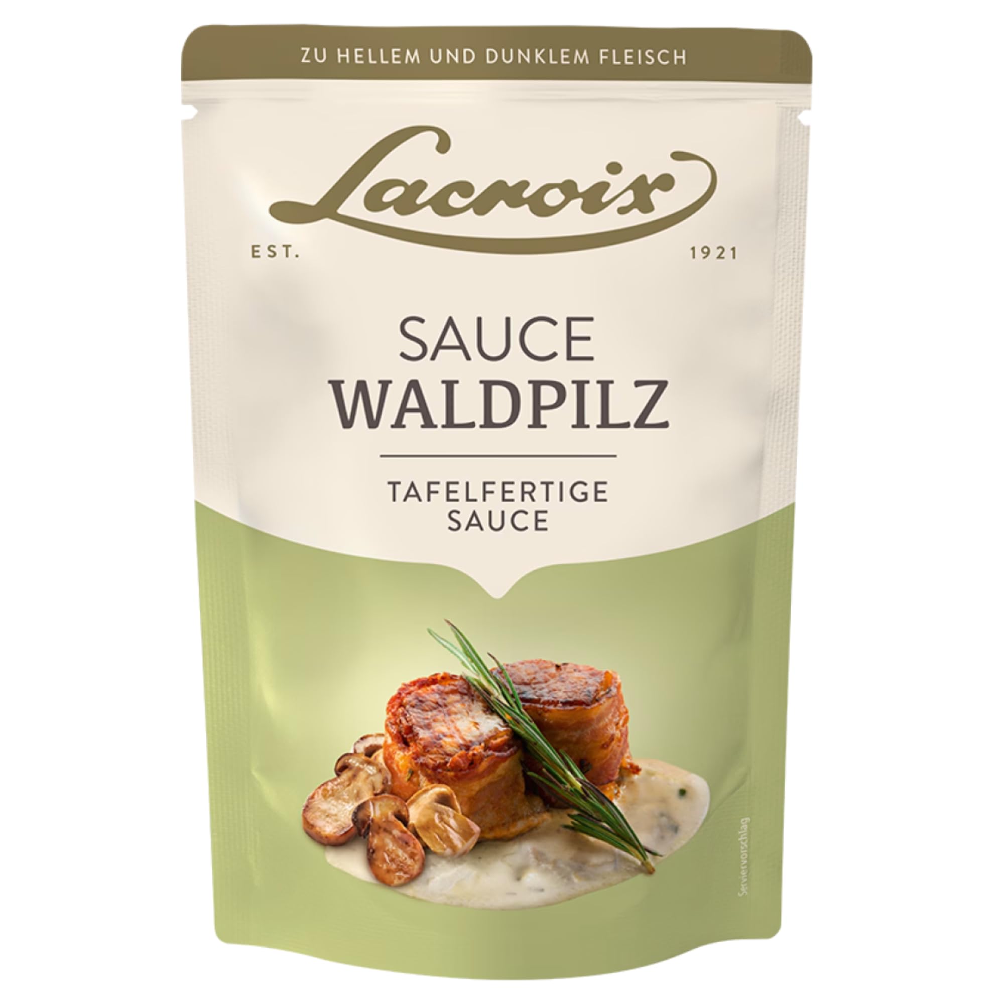 usy Bundle für Lacroix Sauce Waldpilz VPE (15x150g Beutel) + usy Block