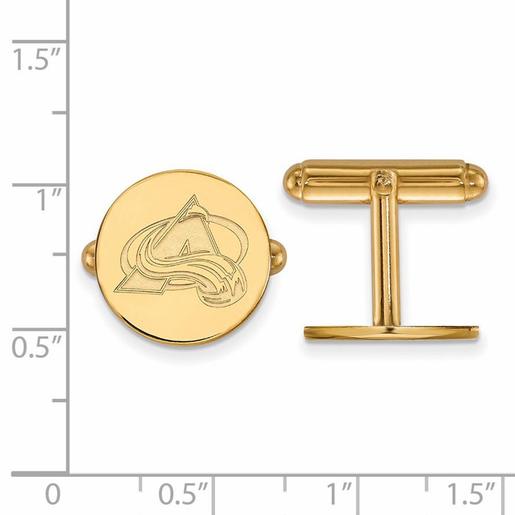 Colorado Avalanche Cufflinks (14k Yellow Gold)