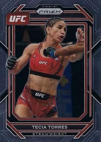 2023 Panini Prizm UFC #128 Tecia Torres Strawweight Vertical Official MMA Trading Card in Raw (NM or Better) Condition