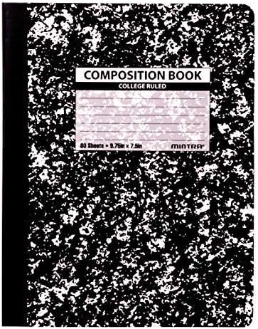 Miniatura 2 de Mintra Office - Cuadernos de composición para escuela, hogar, negocios, oficina Paquete de 4