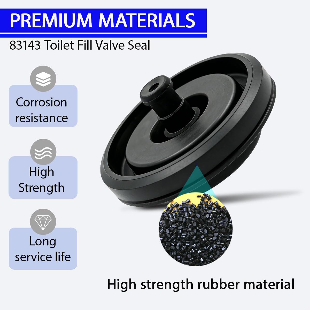 Amazon.com: 2 Pack 83143 Toilet Fill Valve Seal Compatible with