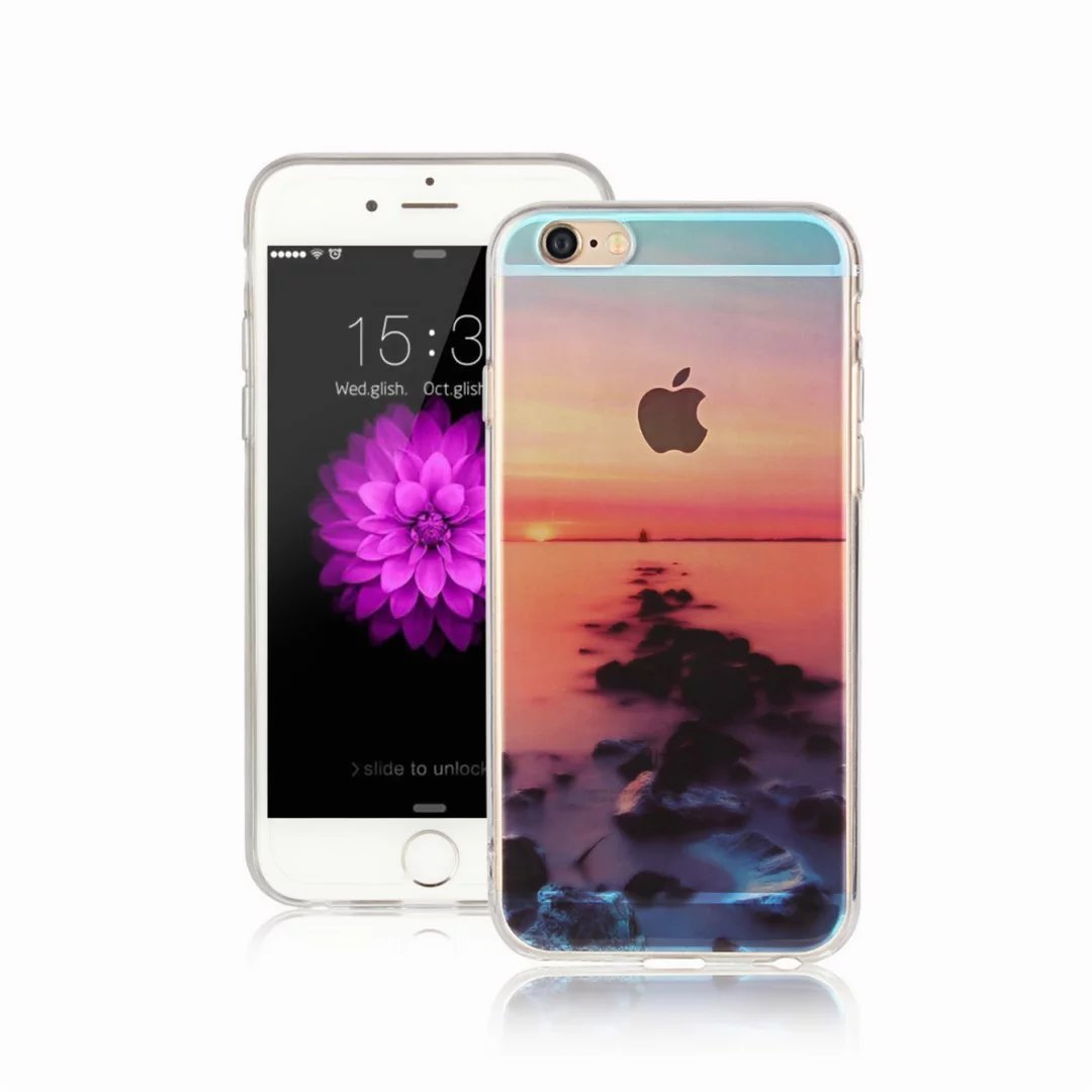 MUTOUREN iPhone 6 Plus/6S Plus TPU case Mobile Phone Cover Case Scratch Resistant ultra-thin anti-shock anti-scratch protective Slim Fit Non-Slip case-Pattern07