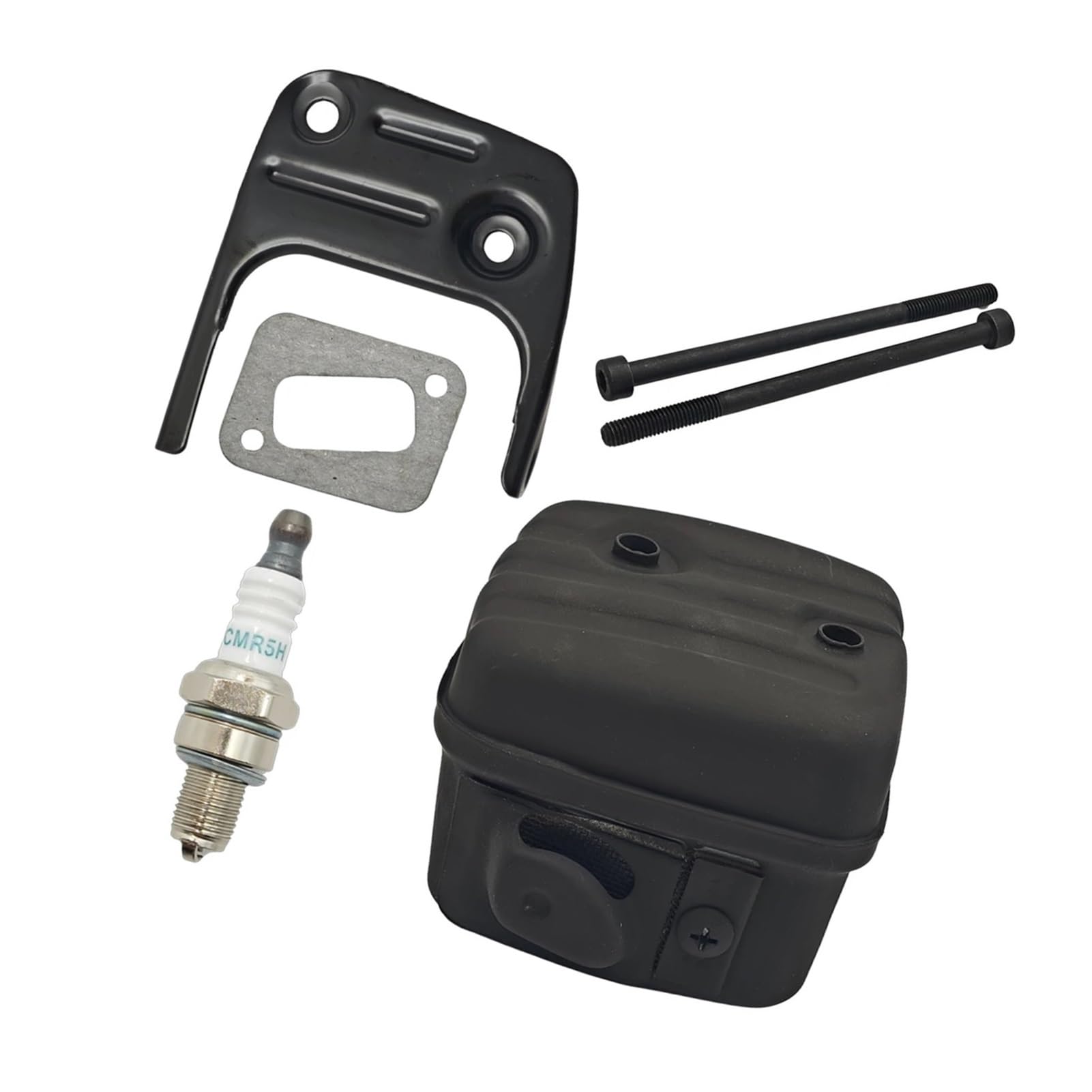 Kit silencieux tronçonneuse 353 réduction bruit et bougie haute étincelle