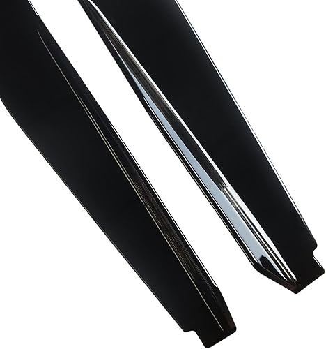 Miniatura 7 de CHIESMA Falda lateral C8 Corvette para Chevy Corvette C8 5VM 2020-2023 Estilo Rocker Panel ABS Brillo Negro Pintado Línea de Extensión Lateral