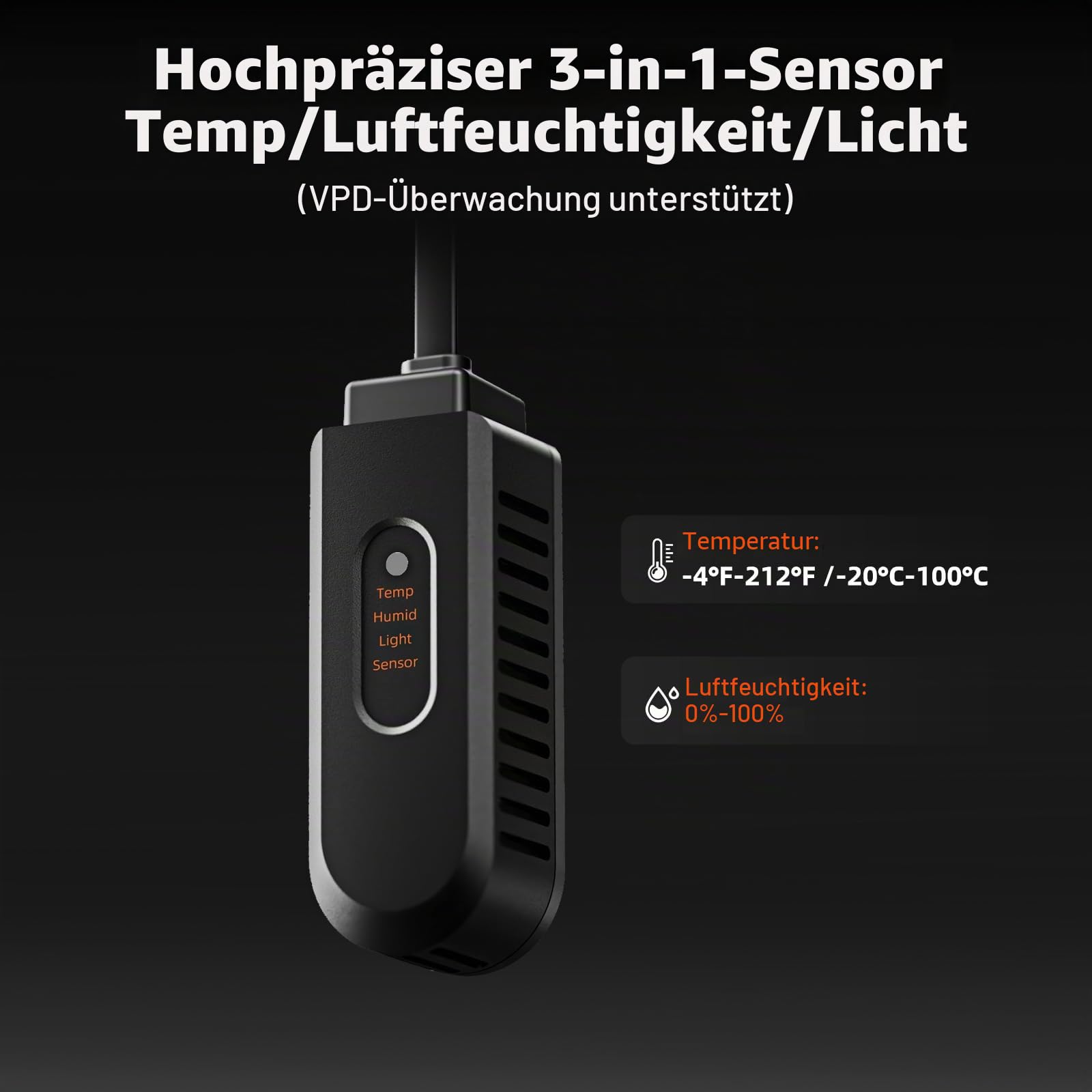 Spider Farmer Inline Rohrventilator 100mm, rohrlüfter 150mm mit GGS Temp Feucht Controller, 350m³/h EC Motor, 27W Grow Lüfter Belüftung Abluftventilator für Growzelt, Growbox, Hydrokultur