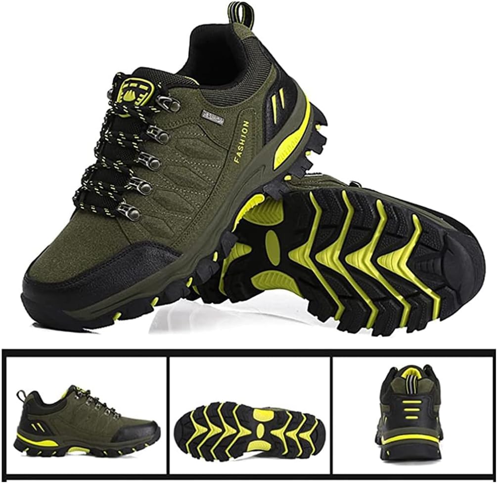 Chaussures de Randonnée Escalade pour Homme Femme Chaussures de Randonnée en Plein Air Imperméable Antidérapant Bottes de Trekking Promenades Voyages Sneakers