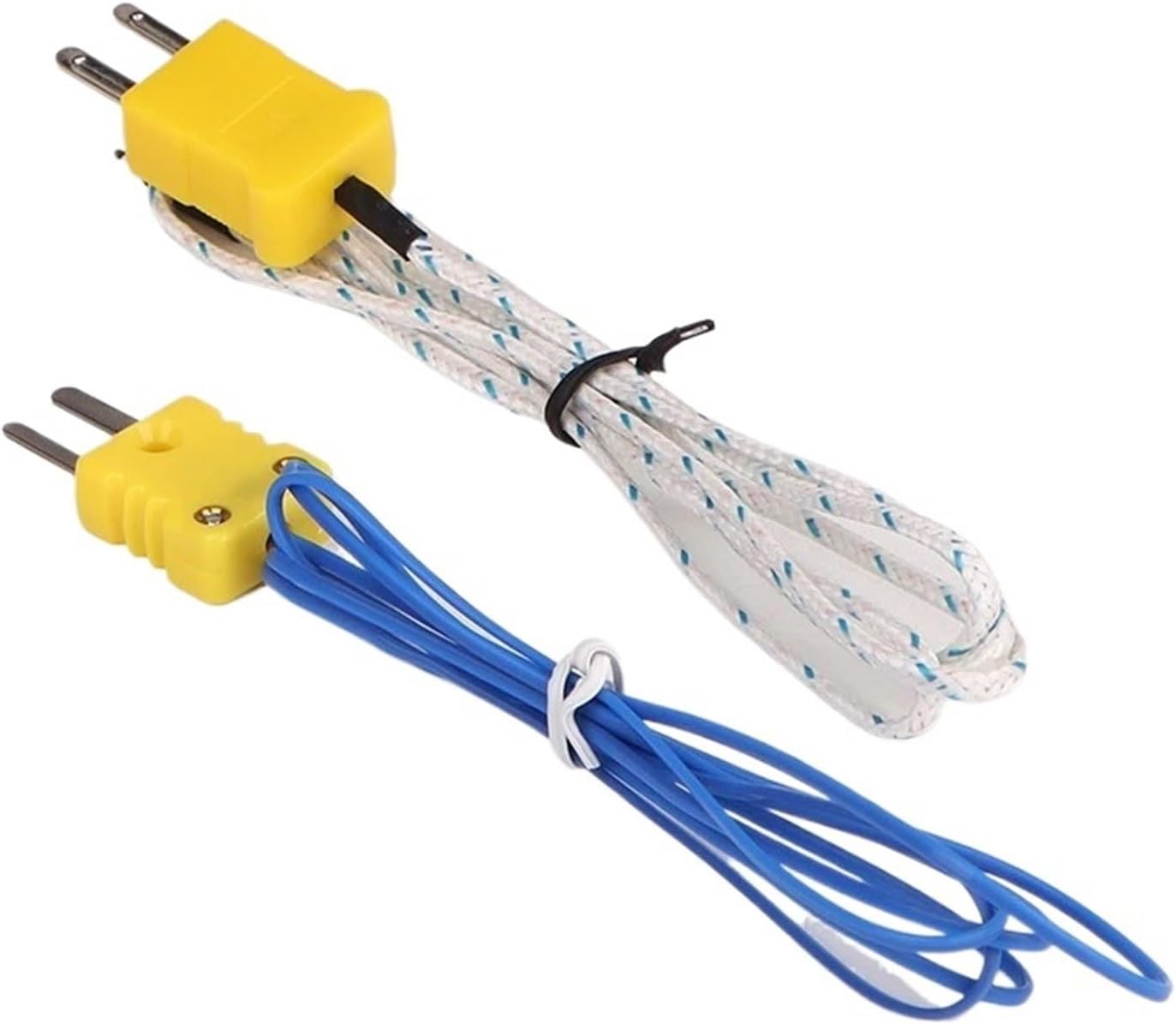 K-Type Thermocouple Wire 1m White 1/5m Blue K-Type Thermometer Universal High-Precision Temperature Measurement Wire(TB602-1 Blue-1m)