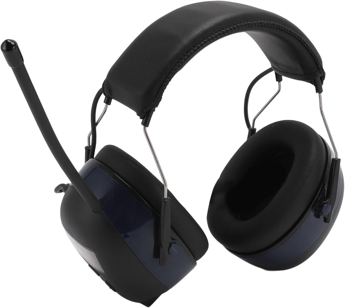 Electronic Hea Ear Protector Headphone 30 DB No Reduction Multimedia Headset Earmuffs for Work Construction Sites Blue Sites INPUT The Sou Hea Protector HeadphoneEar (Blue)
