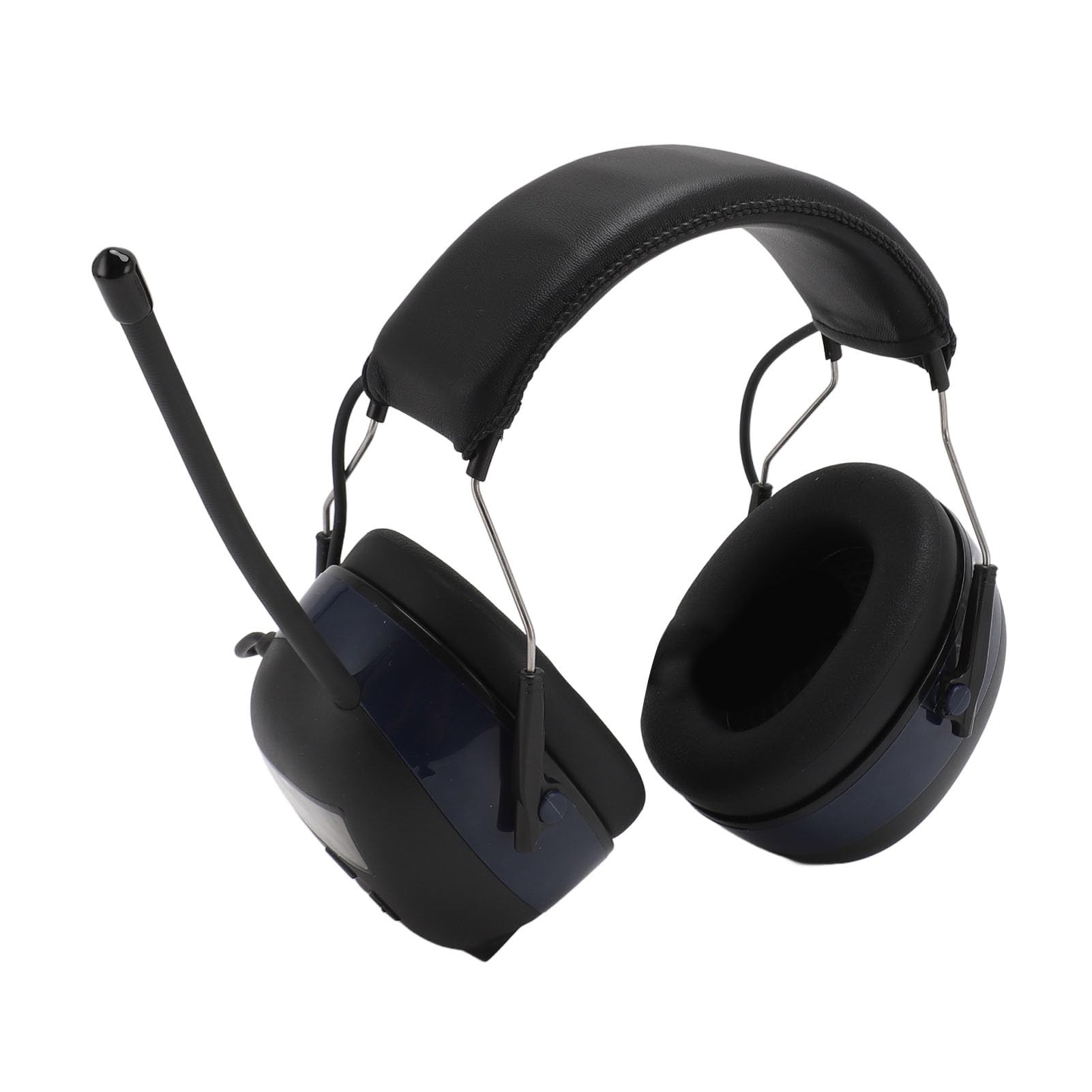 Cosiki Cuffie Antirumore Elettroniche, Connessione Stabile Cuffie con Protezione Acustica per Assistenza Audio SNR 30 DB per Giardinaggio (BLUE)
