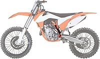 Vista 2 de Acerbis X-Grip Protectores de cuadro 16 KTM naranja/negro para KTM 250 SX-F 2016-2018