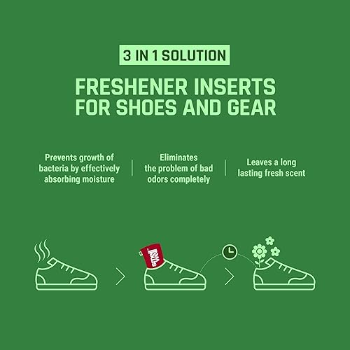 Miniatura 7 de SmellWell - Desodorante perfumado para zapatos - Eliminador de olores - Carbón de bambú activado - Bolsas purificadoras de aire - Insertos