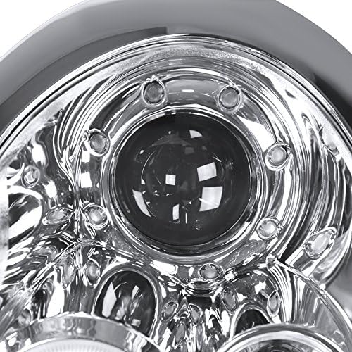 Chrome Clear Halo Projector Head Lights Made For And Compatible With 2001-2005 Mini Cooper