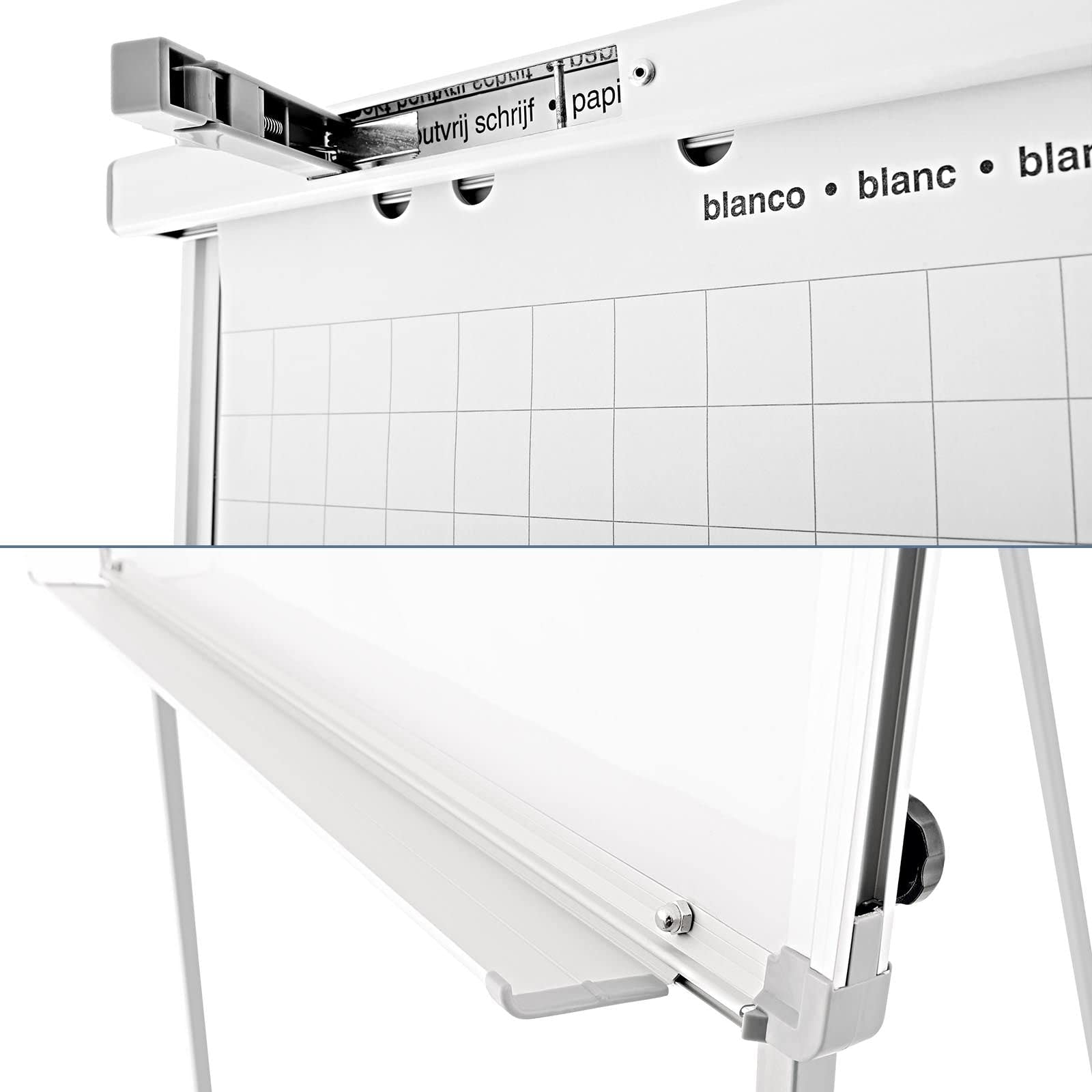 PREMIUM Flipchart mit Dreibein Ständer- magnetisch & höhenverstellbar