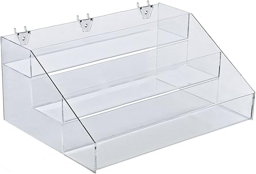 Miniatura 4 de Azar Displays 326050 Pantalla de escalón de 3 niveles de 12 pulgadas de ancho x 11.75 pulgadas de profundidad x 7.125 pulgadas de alto para