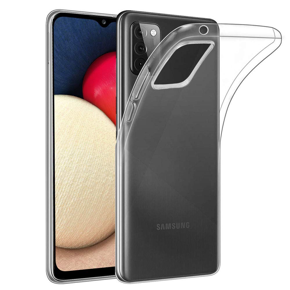 TECHGEAR Galaxy A03s Clear Case [AirFlex] Crystal Clear Slim & Light, Protective, Flexible Soft Gel/TPU Cover with Soft Touch Keys Compatible with Samsung Galaxy A03s (Super Clear)