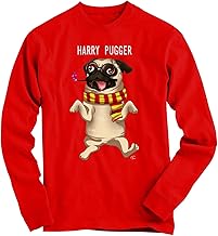 1Tee Girls Harry Pugger Dog Pug Sweatshirt Jumper