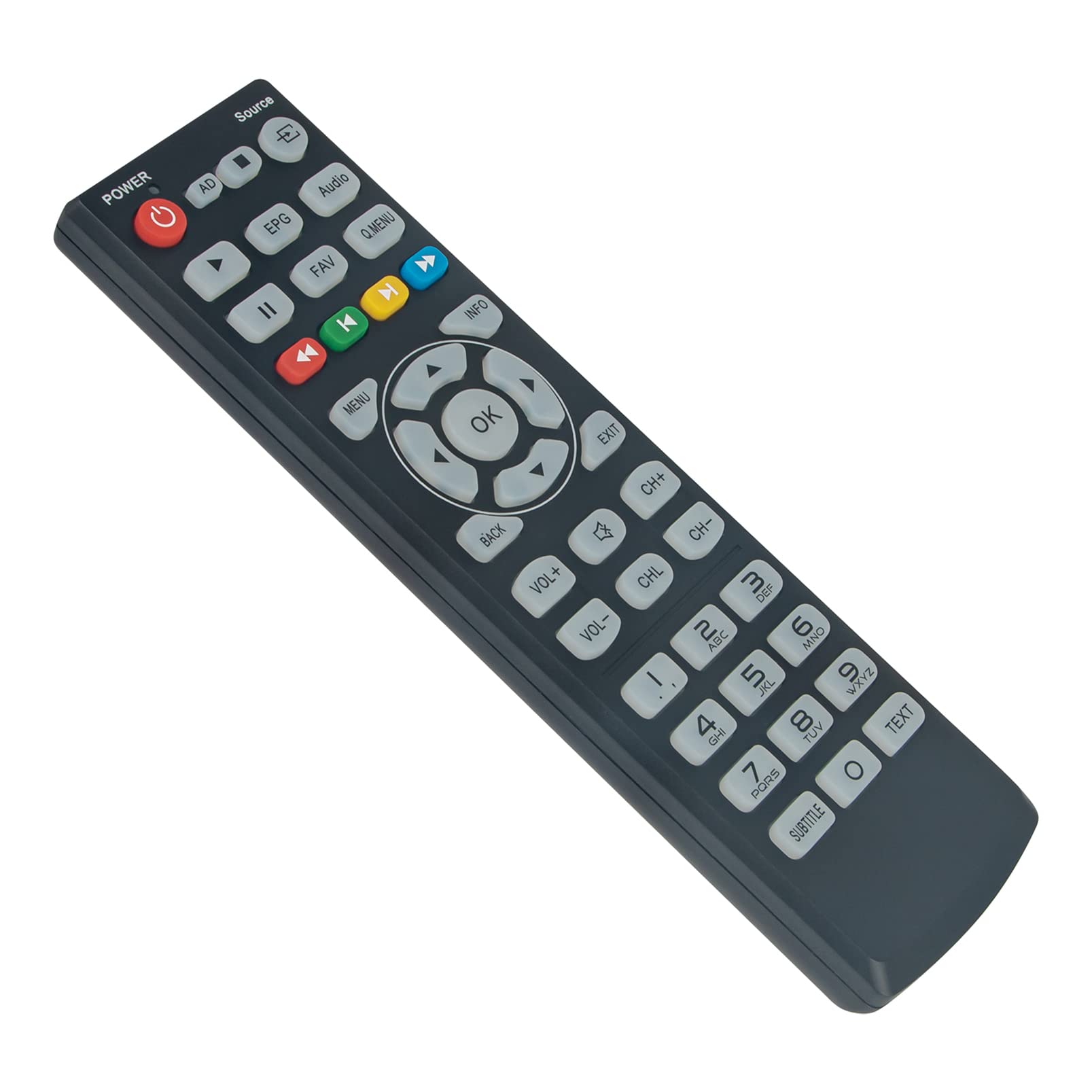 ALLIMITY Sostituisci Telecomando adatto per Cello LED TV C2420S ZS0242 C22115DVB C16115DVB C24230DVB C22230F C39115DVB C19115DVB C32115DVB C3298DVB C3269E C16230DVB C40115DVB C20230F C32224