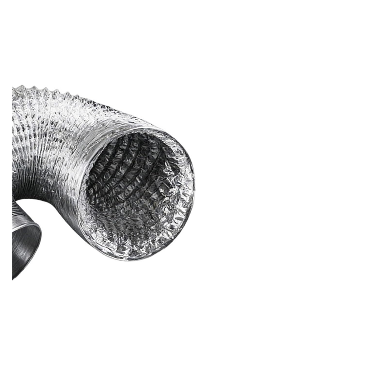 Conducto de ventilación reforzado Mm de lámina de aluminio | 200/250/275/300 - Tubo de escape plegable para ventilación de cocina y baño (250 tubos de humo, longitud de 3 metros)