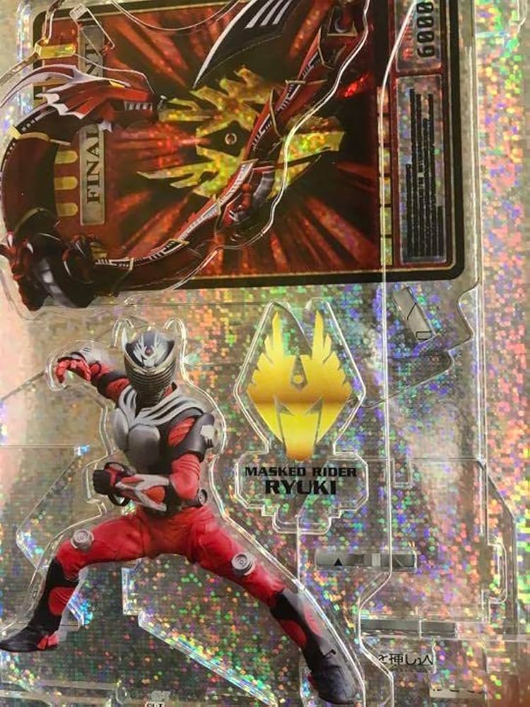 Amazon | 仮面ライダーストア 龍騎 アクリルスタンド ナイト 王蛇 龍騎