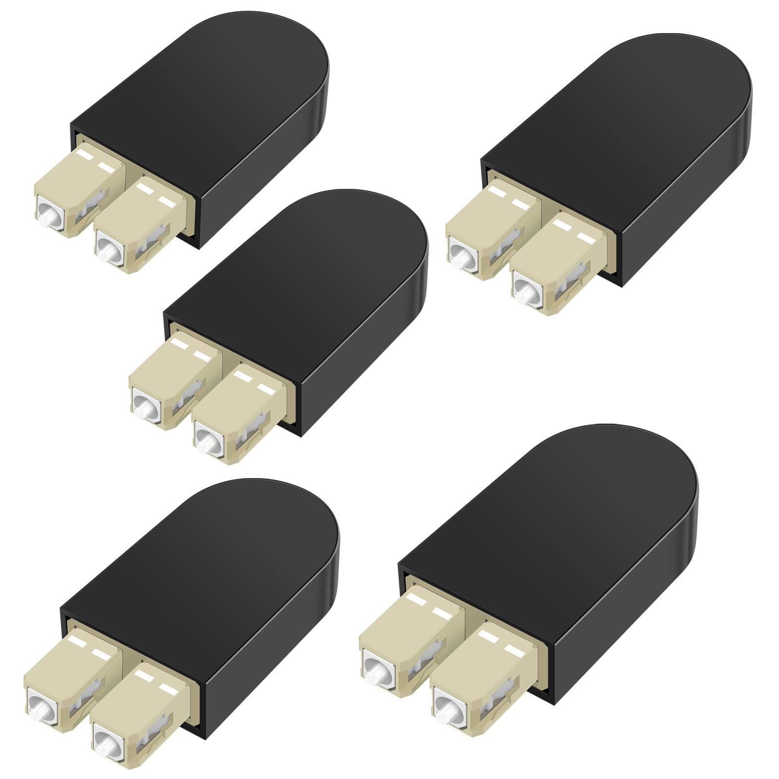 Cavo loopback in fibra ottica SC/UPC duplex multimodale - 50/125μm, adattatore per connettori, tester loopback in fibra, utilizzato per testare ricetrasmettitori di interfaccia 10G 40G