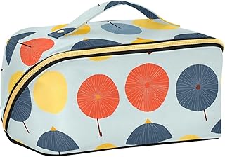 Circle Umbrella Geometric Cosmetic Bag with d...