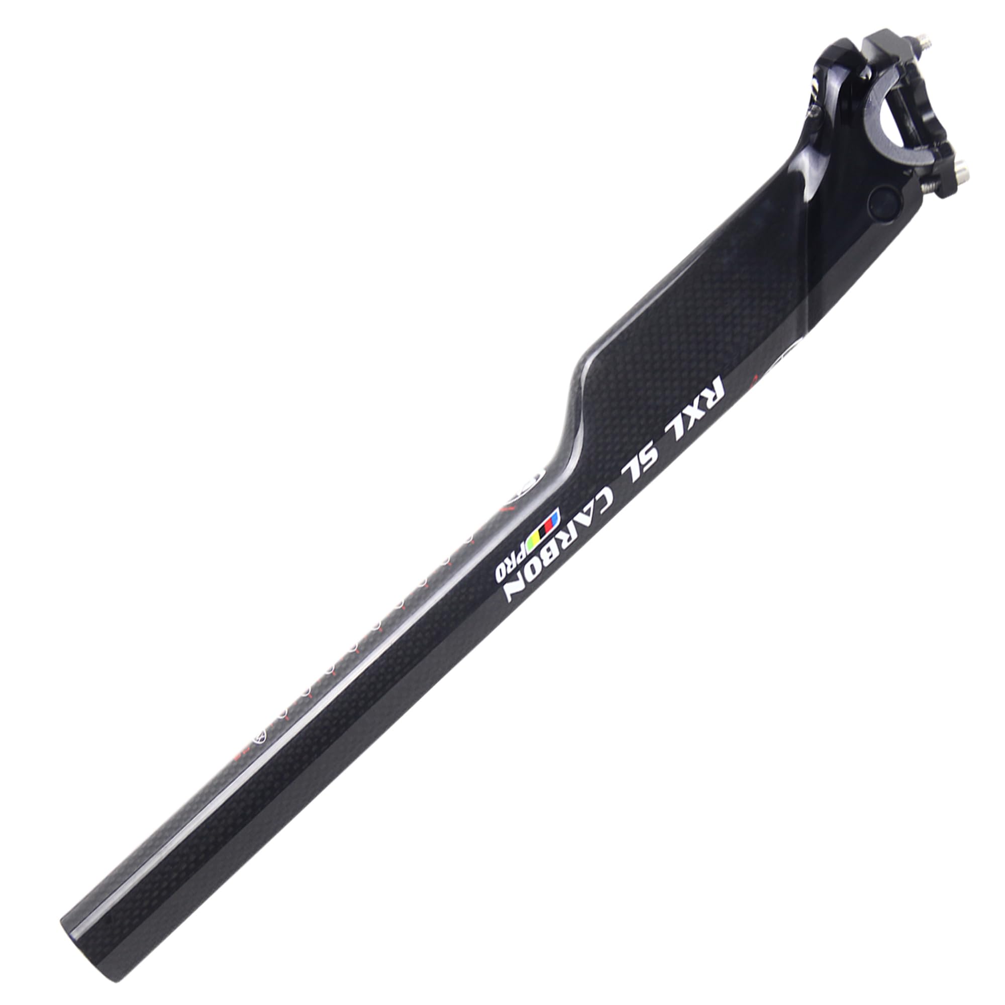 RXL SL Tige Selle Velo 27.2/30.8/31.6mm Tige de Selle Carbone VTT 3K Brillant/Mat
