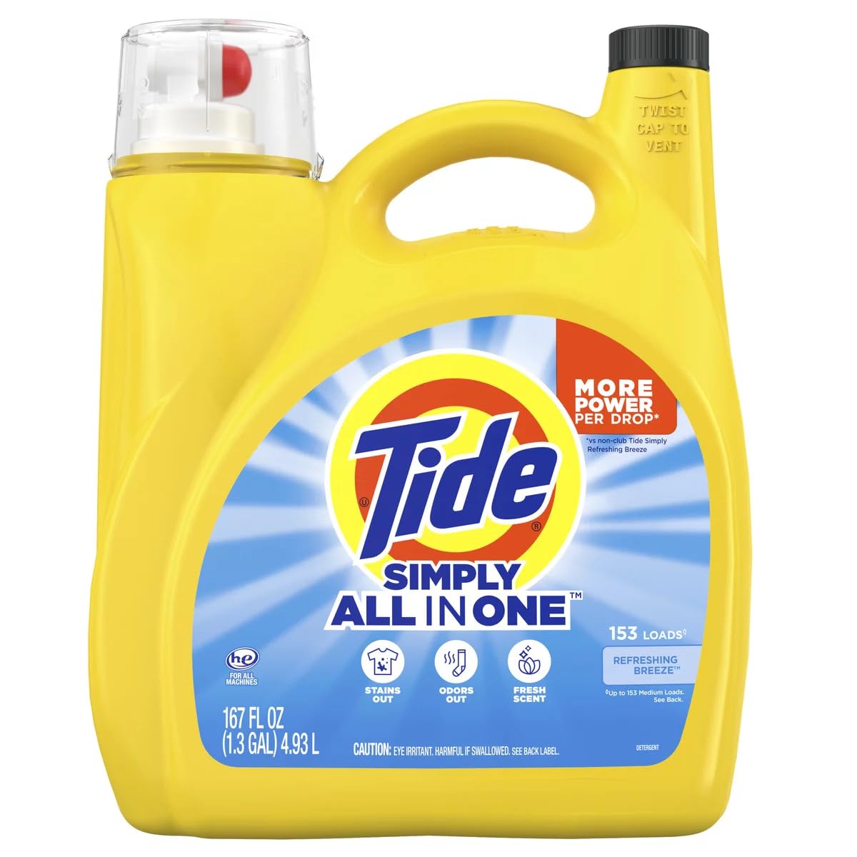 Amazon.co.jp: タイド シンプリー オールインワン 液体 洗濯洗剤 4.93L 