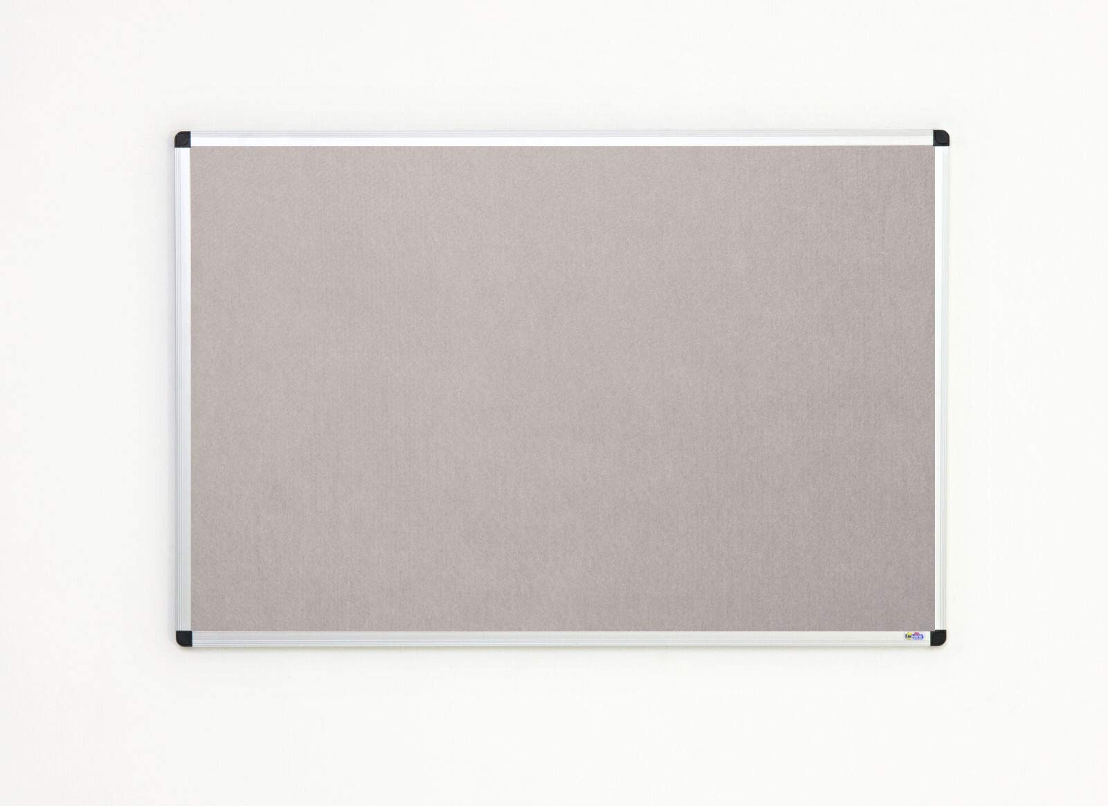 Fire Retardant Light Grey Felt Noticeboard Office, Home and Schools – 1800mm x 1200mm