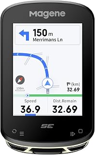Magene C506SE GPS Bike Computer: 2.4" Color Screen, GPX Route Navigation, Bluetooth WiFi ANT+, 5s Positioning, 9 Sensors Supported
