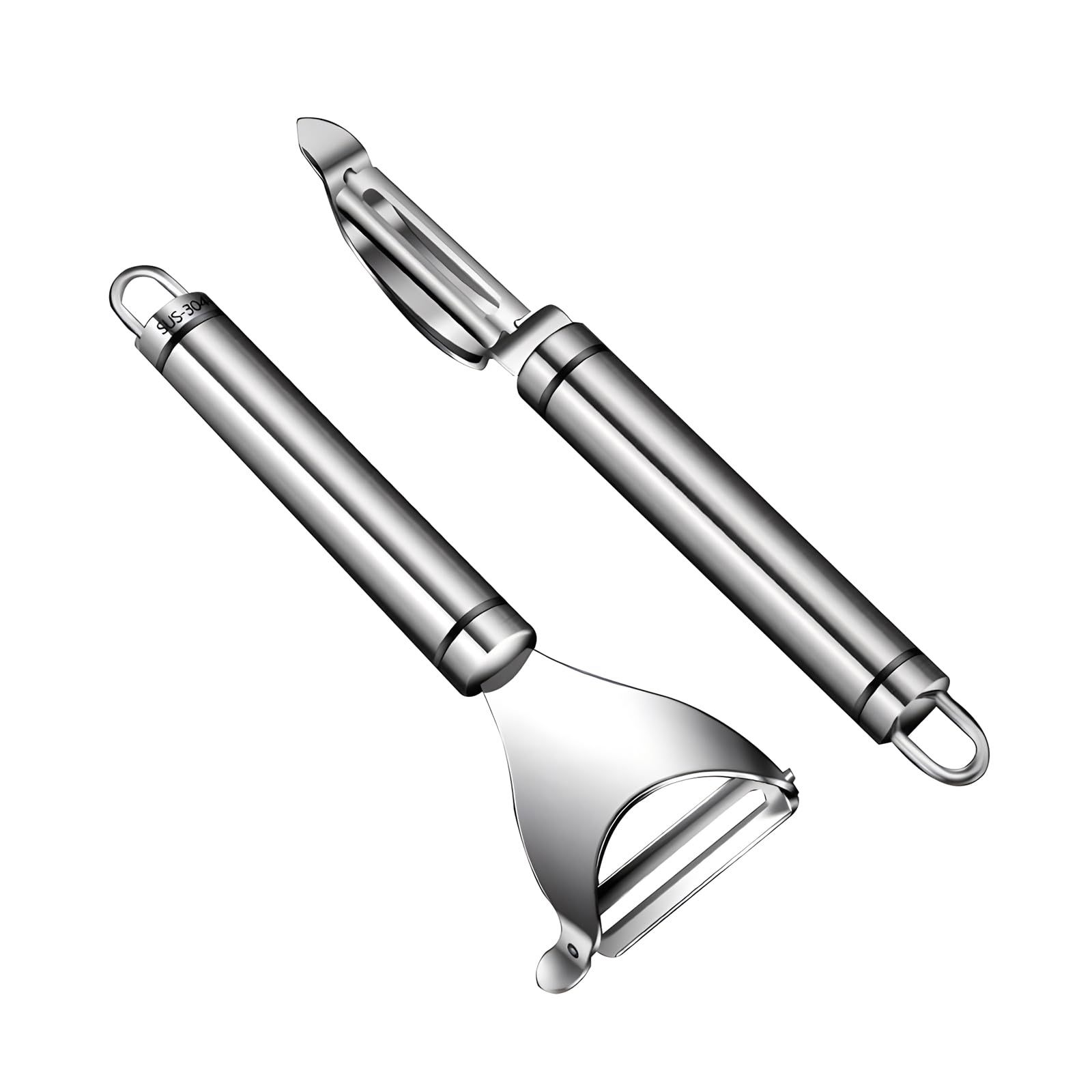 ステンレスピーラー 2点セット キッチン シルバー ピーラー 皮むき ステンレスピーラー 2点セット キッチン シルバー ピーラー 皮むき