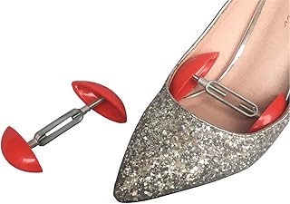Adjustable Mini Shoe Stretchers Shoe Trees Women Men Shoe Stretchers Toe Cap Shaper Width Extender High Heels Boots Stays Shaper Stretchers Expander Pack of 2-Red