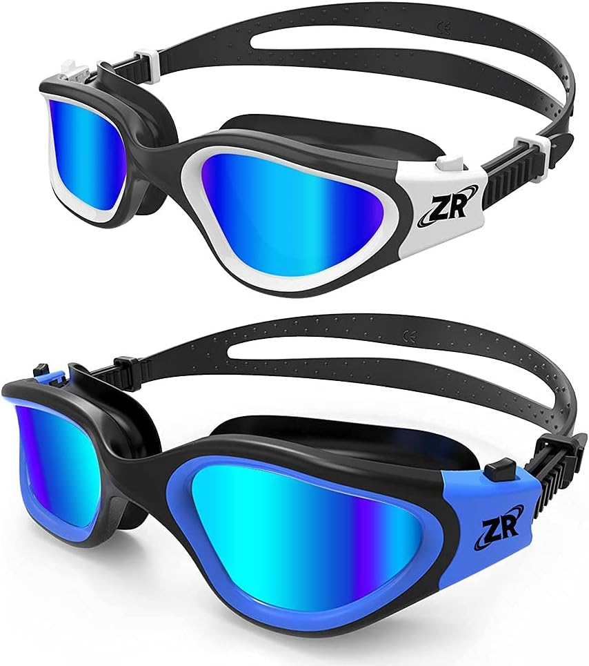ZIONOR G1MINI Kids Polarized Swim Goggles and G1 Adult Polarized Swim Goggles