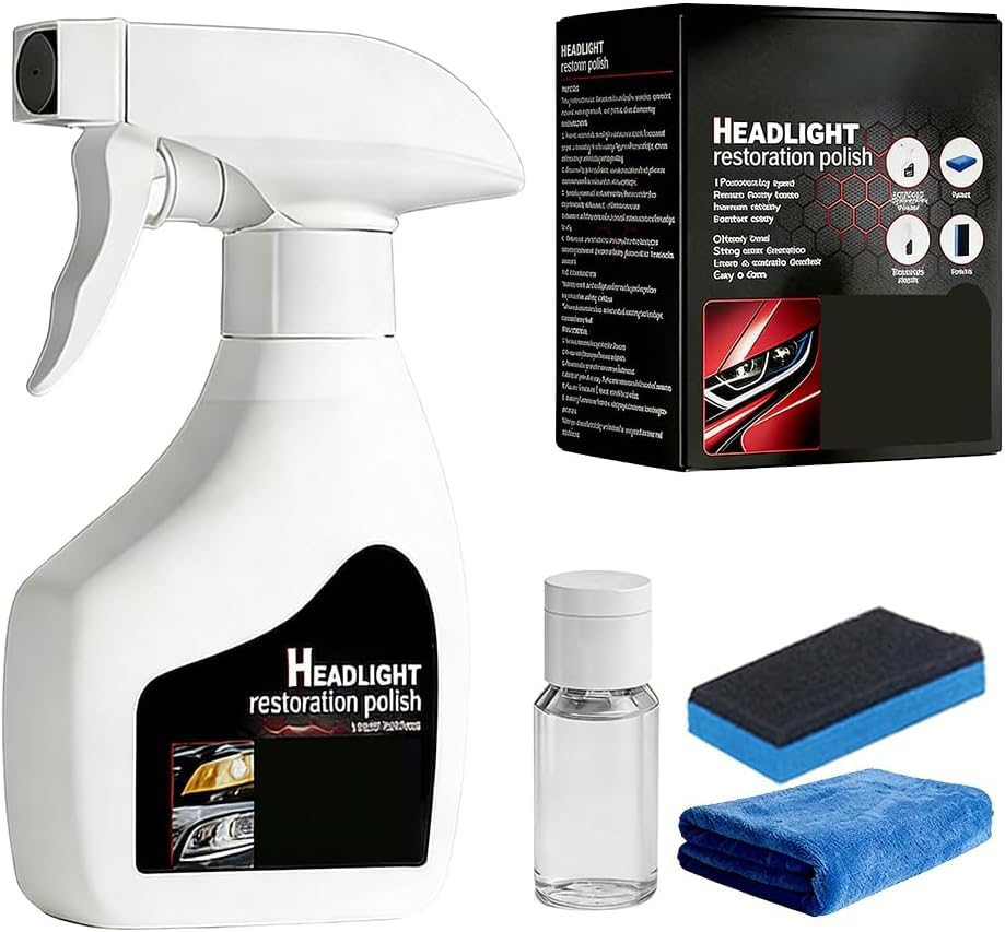 Q4 Headlight Restoration Kit for Cars – Headlight to Restore Yellowing, Cloudy...