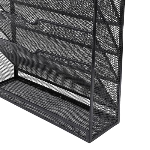 Organizador que ahorra espacio con clasificador de pared metálico 7