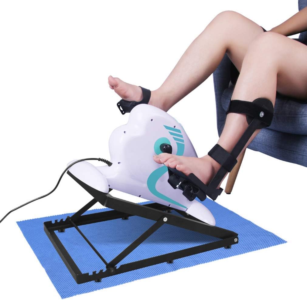 Portable Electric Pedal Exerciser for Arm and Leg Physical Therapy, Stroke Rehabilitation, and Home Use,G