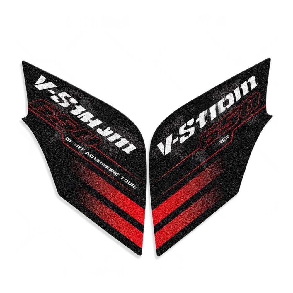 Motorcycle Fuel Tank Protector for Suzuki Vstrom 650 dl650 DL V-Strom 650XT Motorcycle Accessories Tank Fuel Sticker Decal(Ivory)