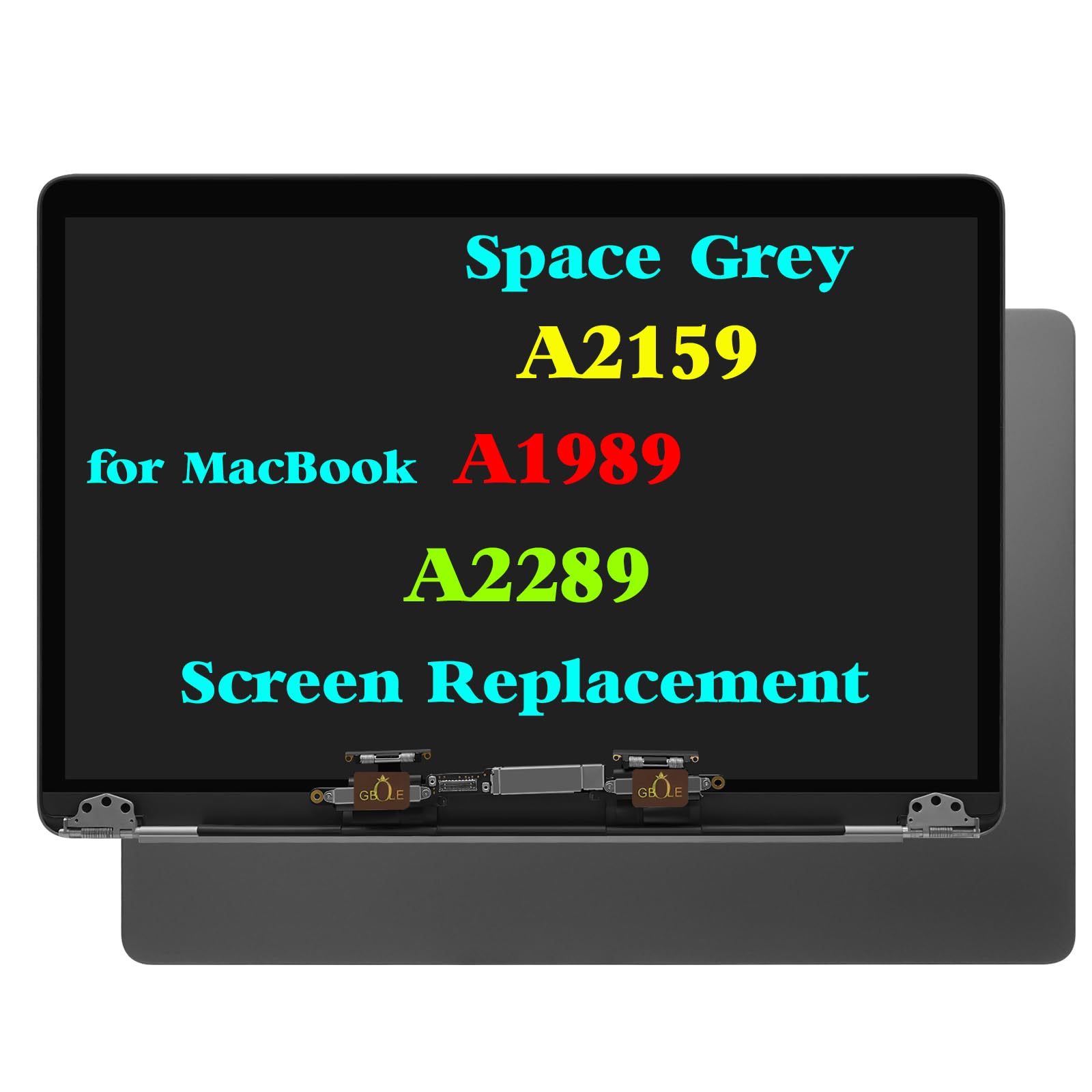 GBOLE A2159 A2289 A1989 Screen Replacement for MacBook Pro Retina 13.3” A2159 A2289 A1989 2019 2020 EMC3301 661-12829 Full LCD Screen Display Assembly
