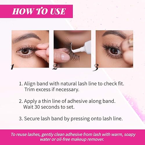 Miniatura 4 de Andrea Pestañas postizas estilo 38 negro (turn-header) paquete de 4