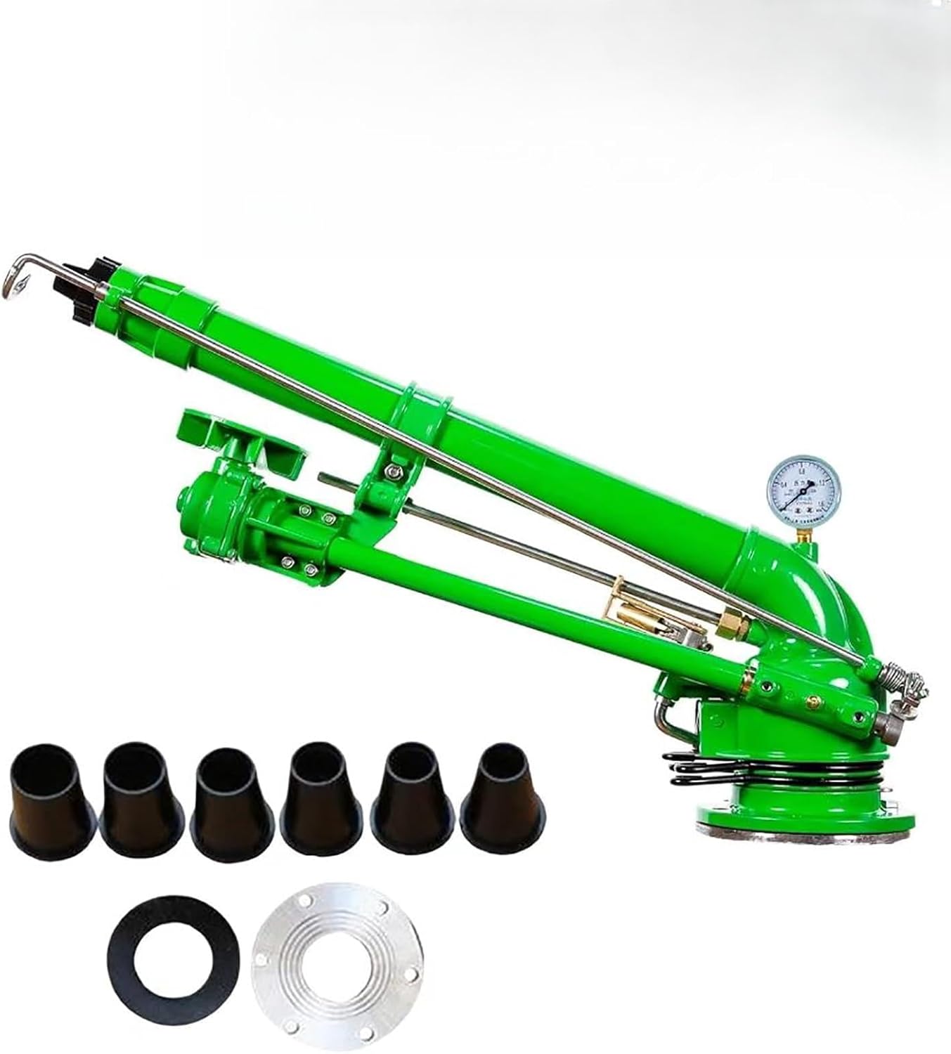 Agricultural Irrigation Spray Gun, Agricultural Turbine Vortex Sprinkler, 360° Large Area Rotation Spray, Suitable for Farmland, Large Garden, Lawn, Gardening