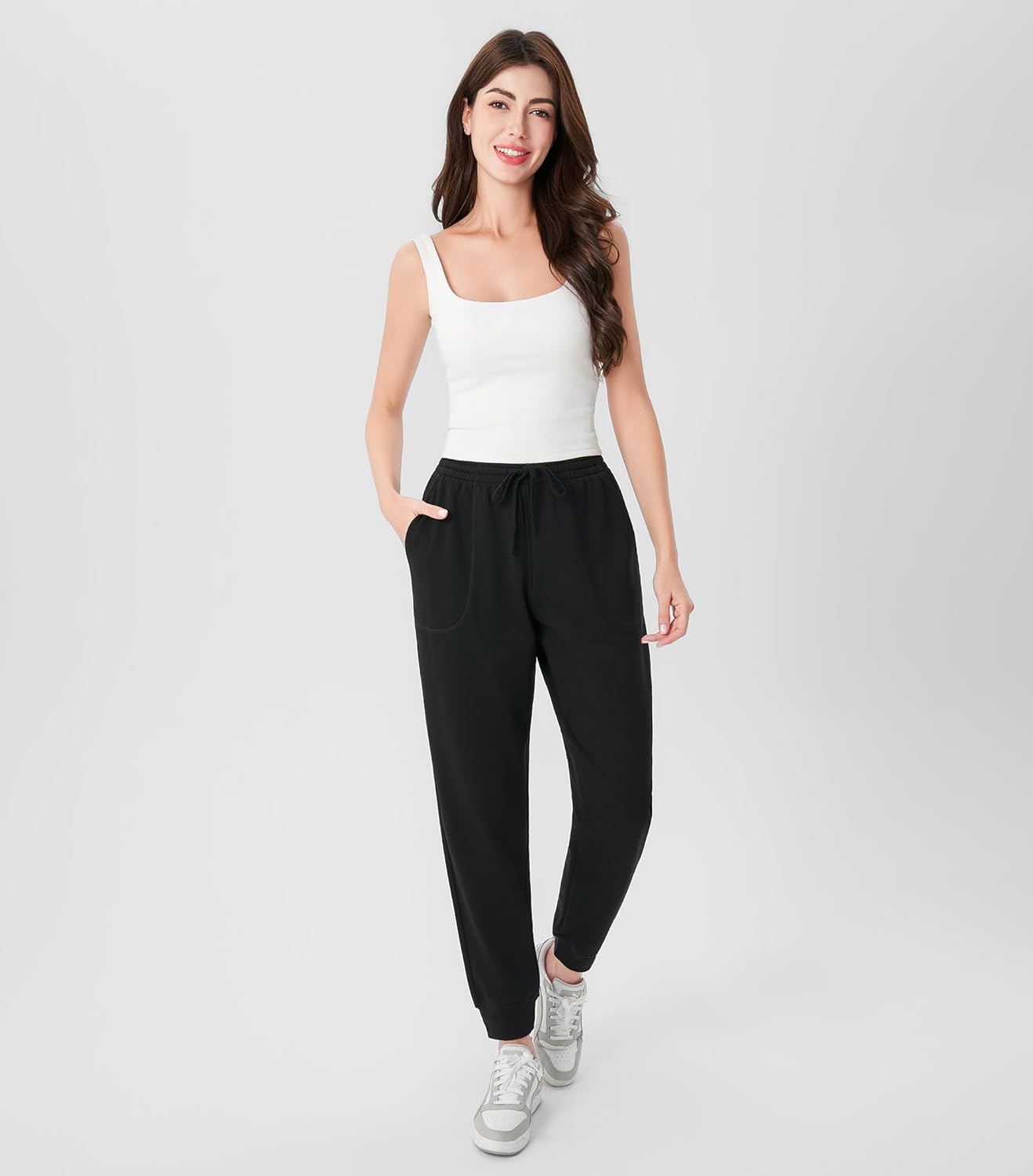 DAVID ARCHY Women's Lounge Pants Cozy Soft Warm Pajama Bottoms Fleece Baggy Joggers with Pockets 2 Pack - Image 3