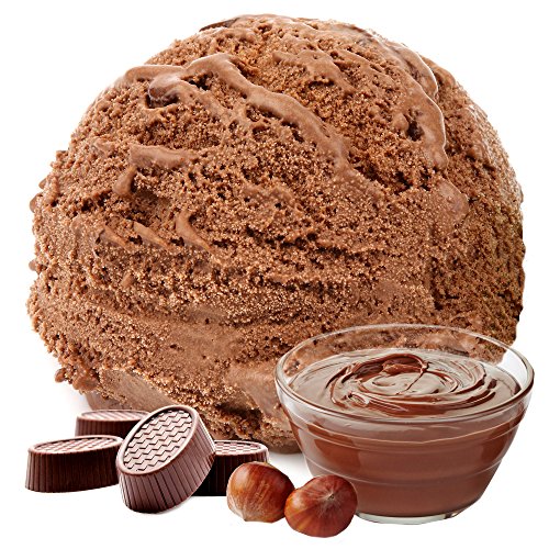 Praline Nougat Geschmack 1 Kg Gino Gelati Eispulver Softeispulver für Ihre Eismaschine