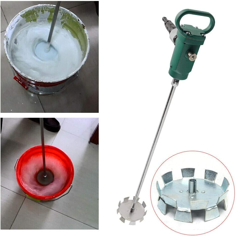 Best Deal Product 1/2HP 50 Gallon Pneumatic Bracket Mixer, Stirring Machine, Tank Barrel Air Mix Clip Paint Blender, for Paint Cement Concrete Mortar Dope (2500RPM) ❤ Crazy Deals 1/2HP 50 Gallon Pneumatic Bracket Mixer, Stirring Machine, Tank Barrel Air Mix Clip Paint Blender, for Paint Cement Concrete Mortar Dope (2500RPM)