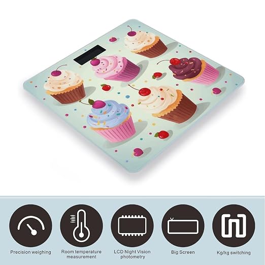 Bascula digital de baño con pantalla grande LCD miniatura 3
