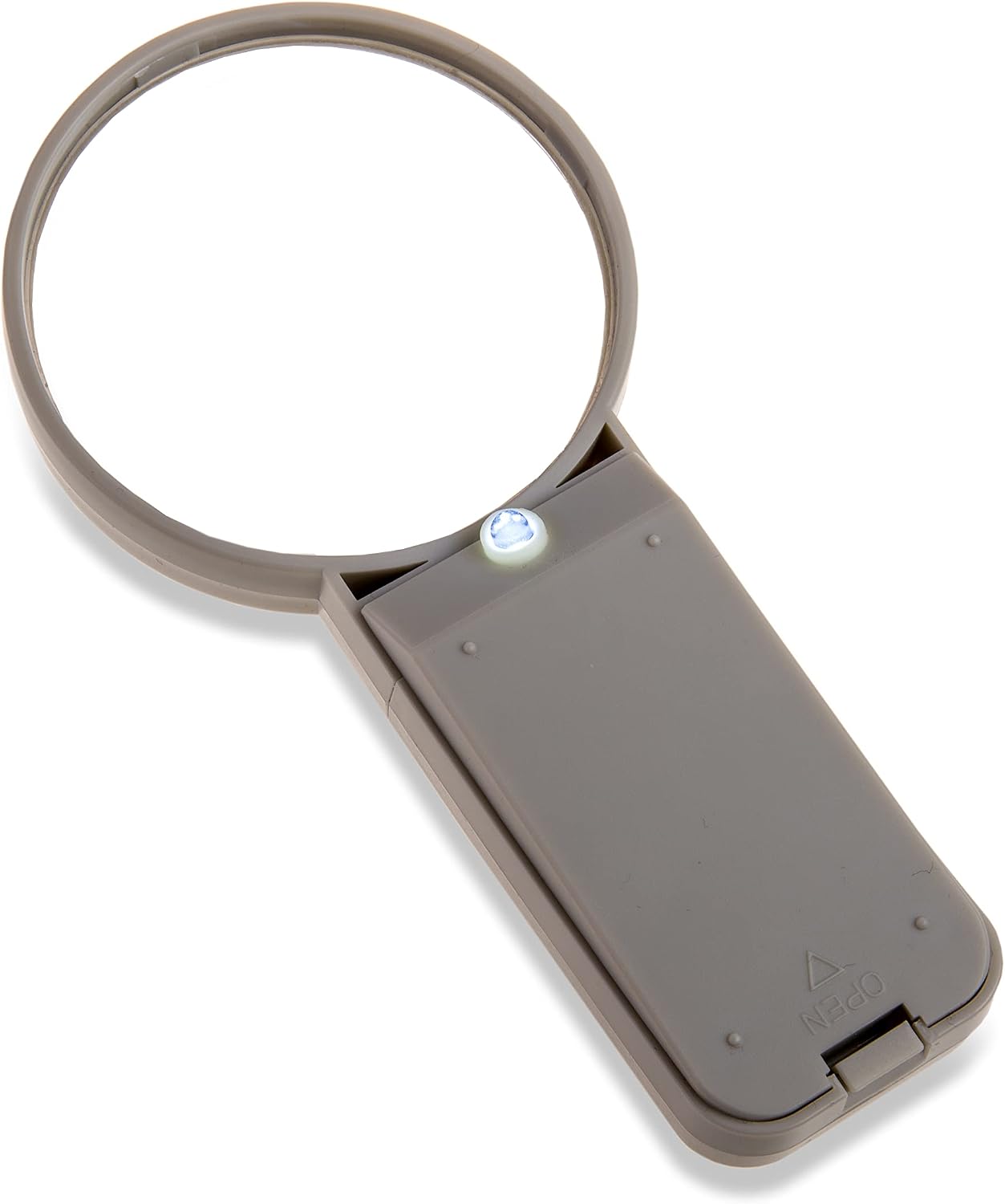 Carson Illuminated LED Lighted 4x Hand Held 3.0'' Aspheric Magnifier (SV-40)
