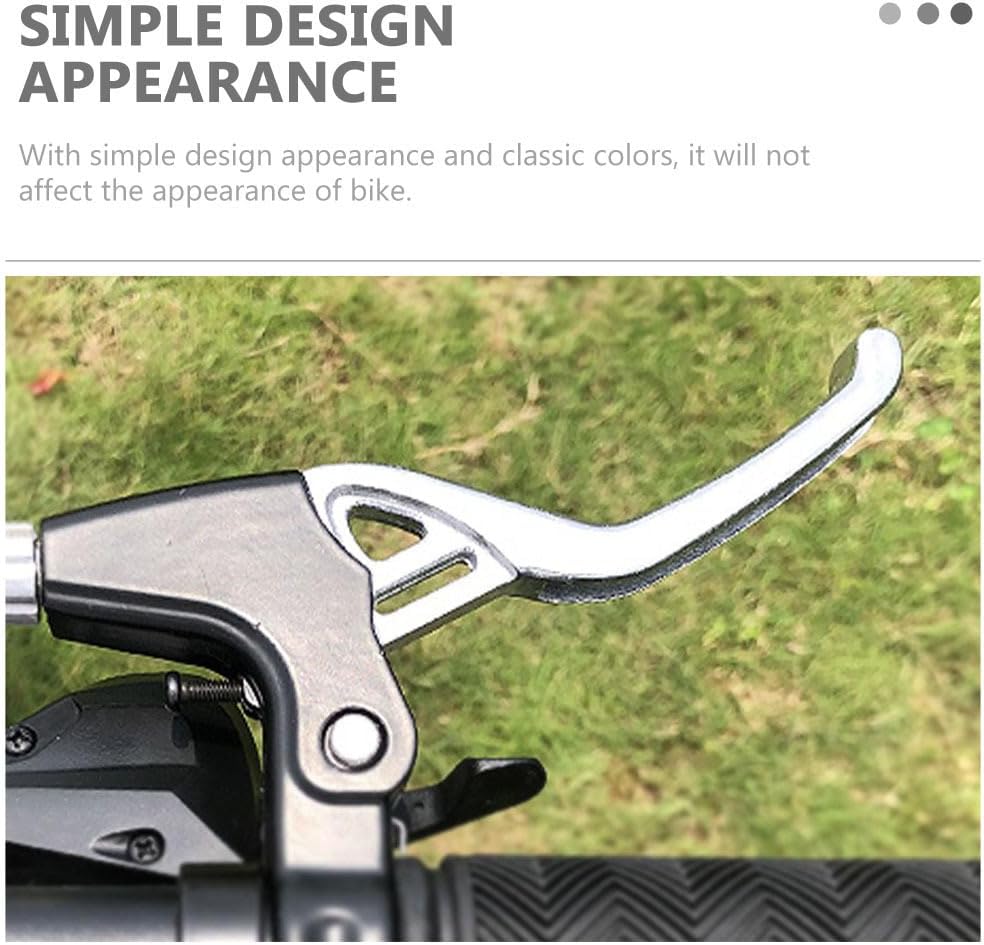 Sosoport 1 Pair Bike Brake Levers Universal Clutch Brake Handle Levers Perch Mountain Bike Grips for Most Bicycle Road Bike Mountain Bike